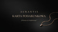 Karta prezentowa AURANTIS